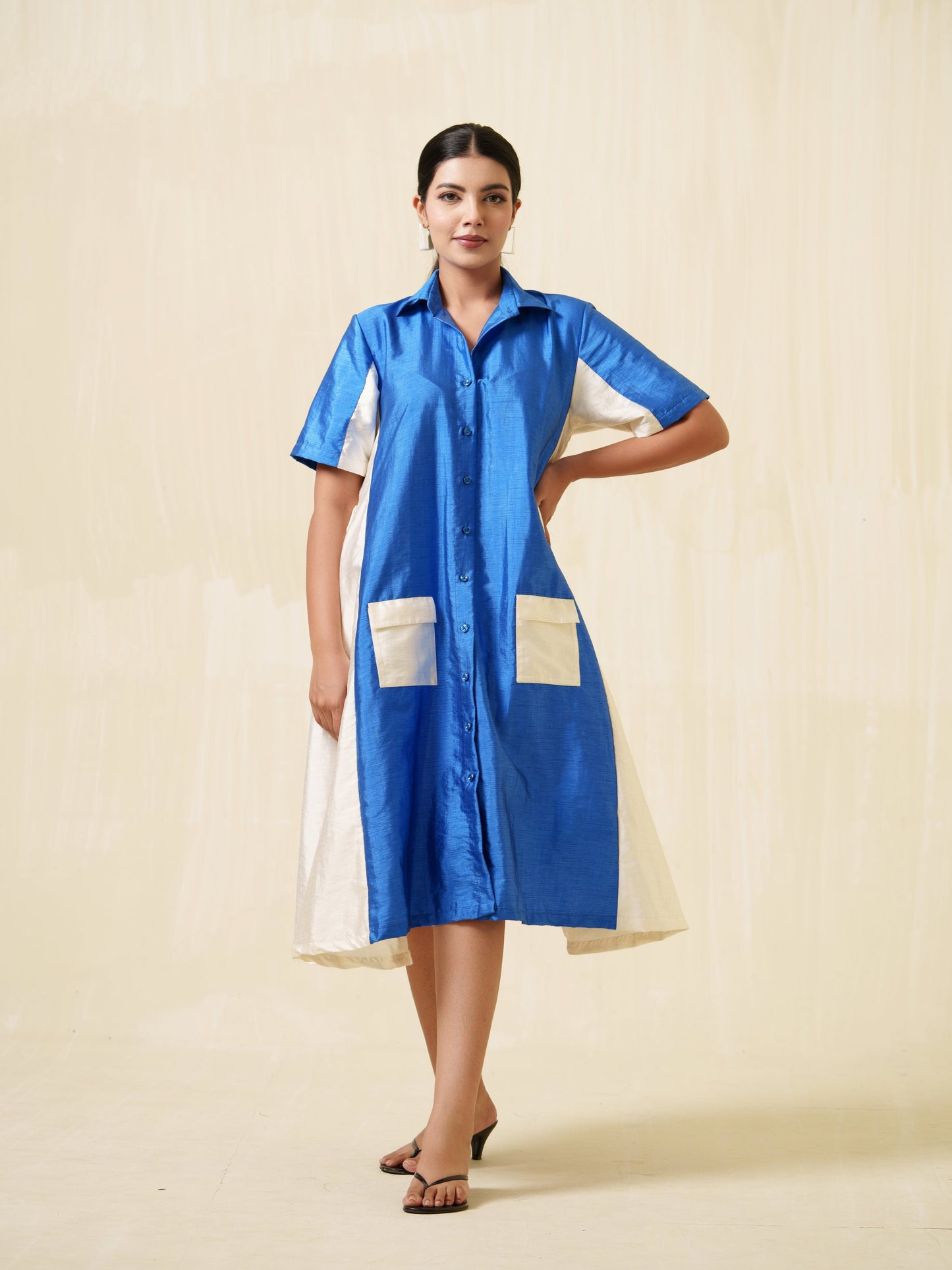 Saira blue dress