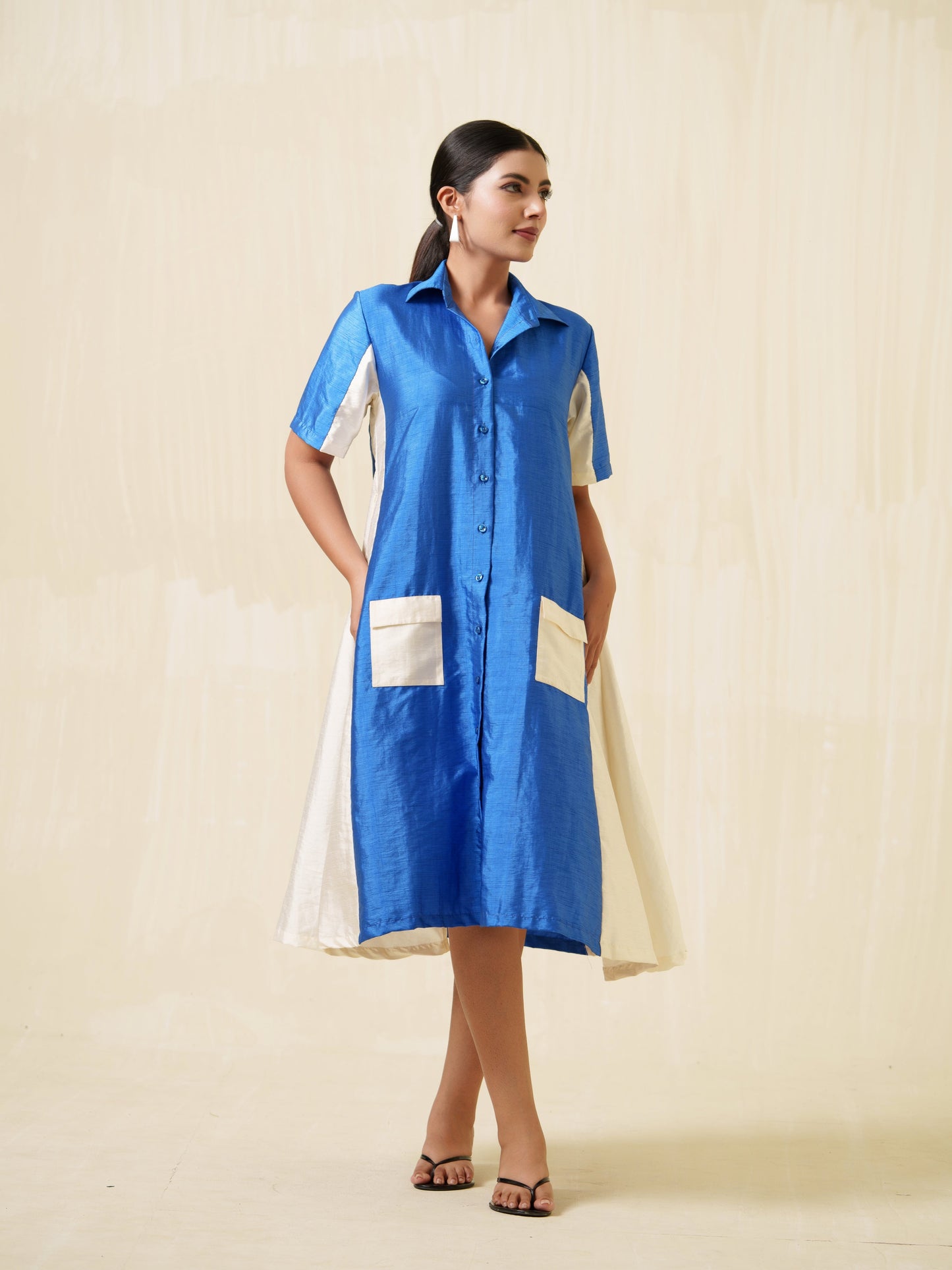 Saira blue dress