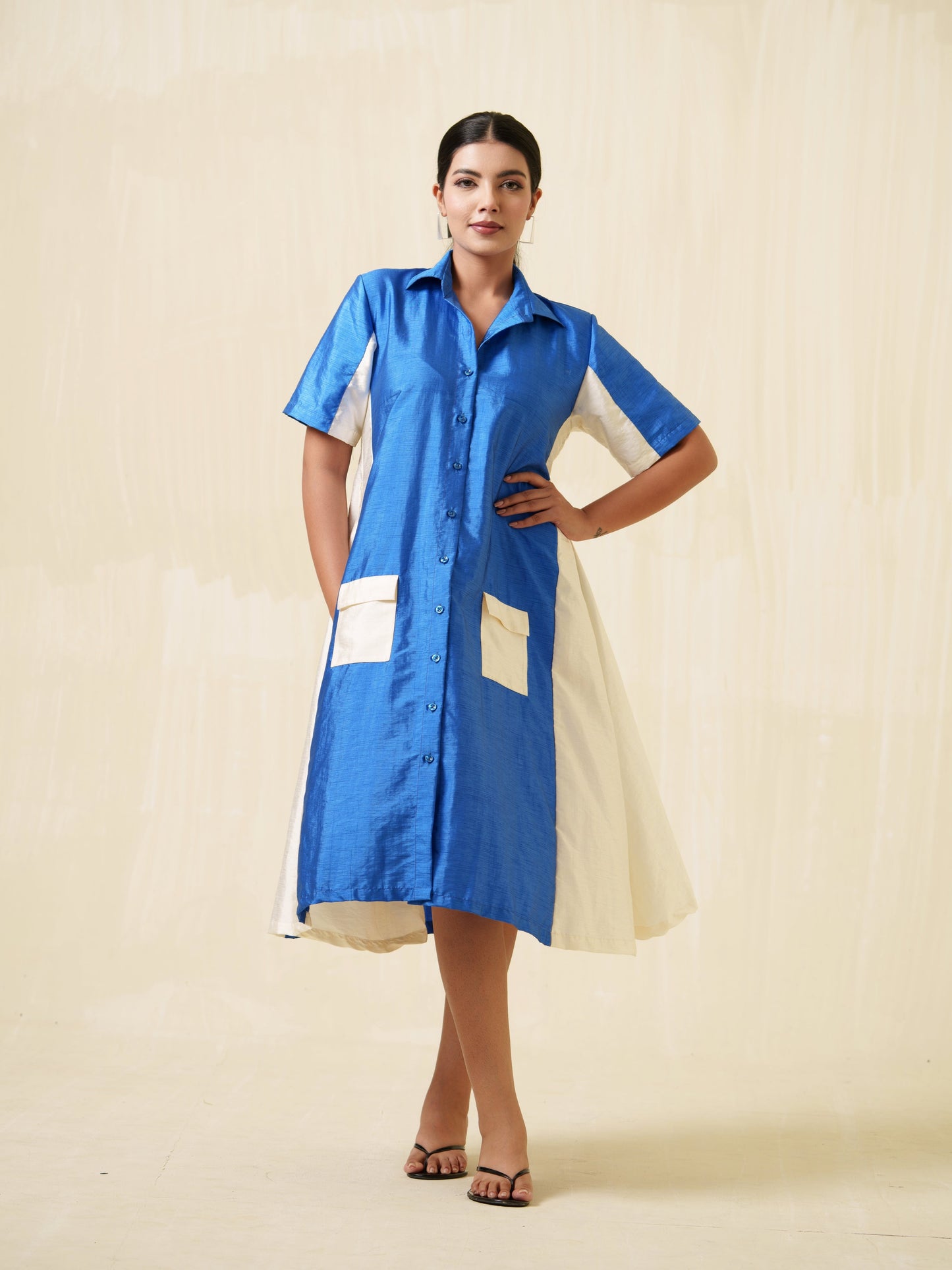 Saira blue dress