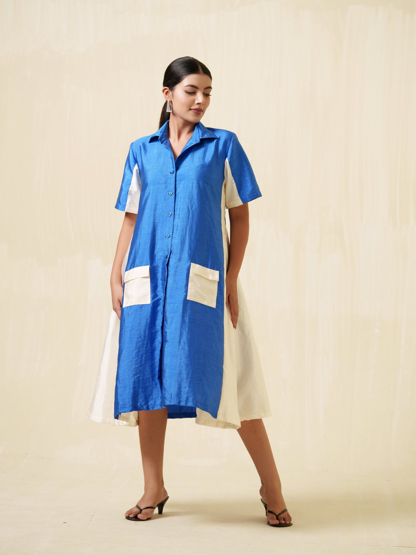 Saira blue dress