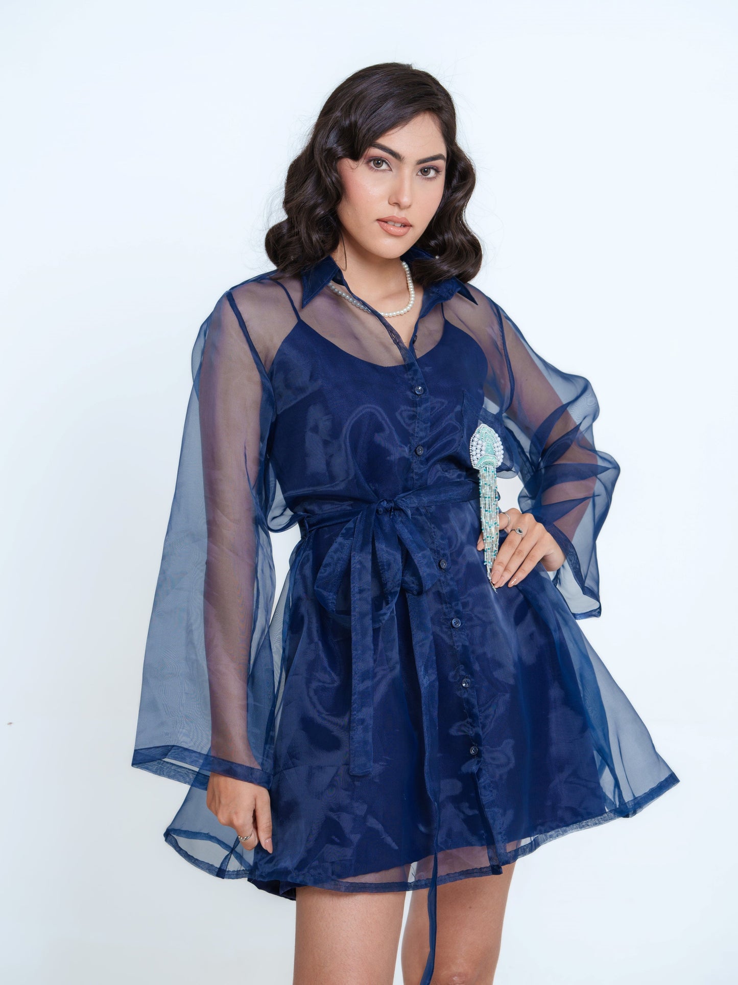 Jelly blue dress