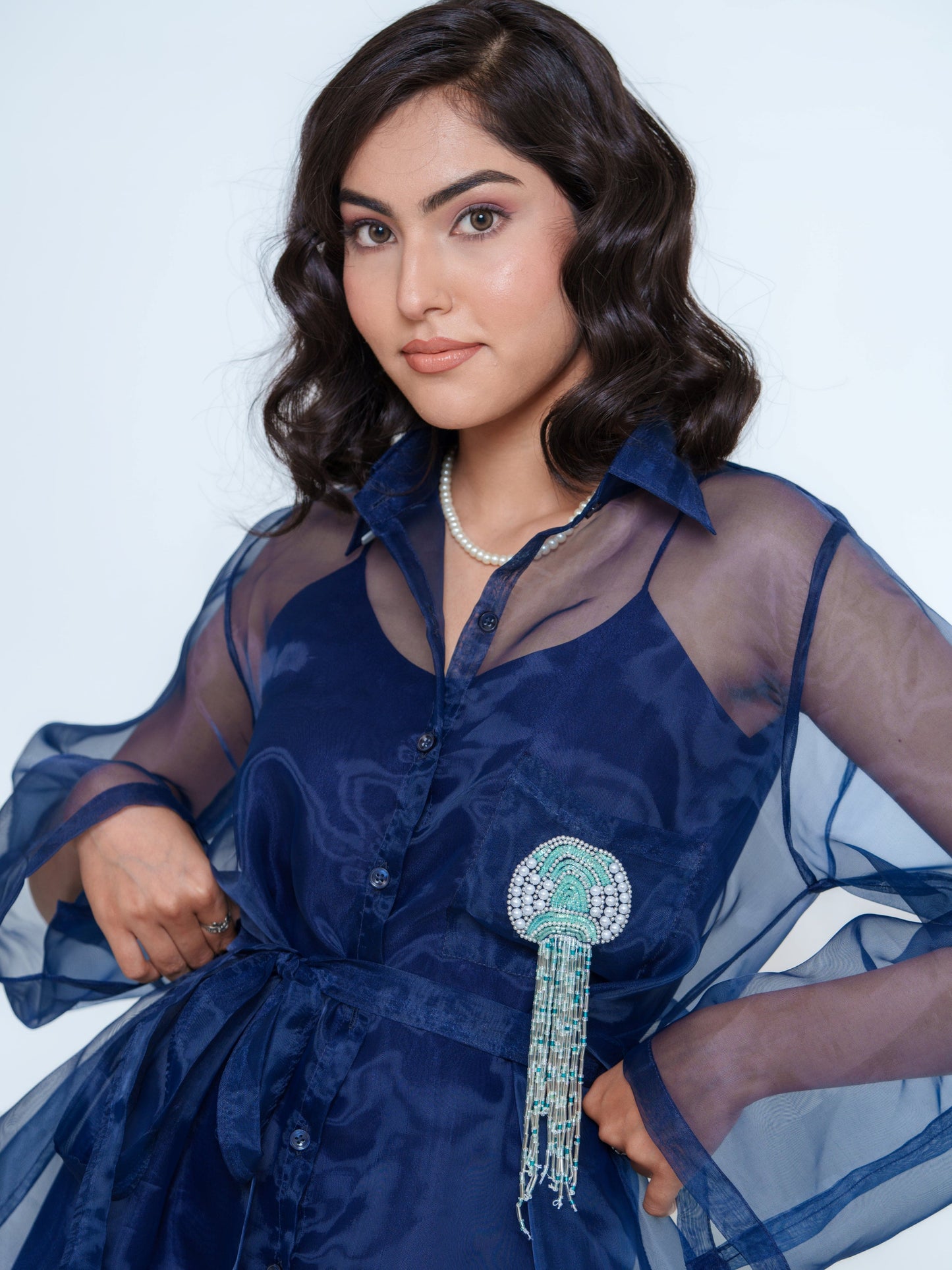 Jelly blue dress