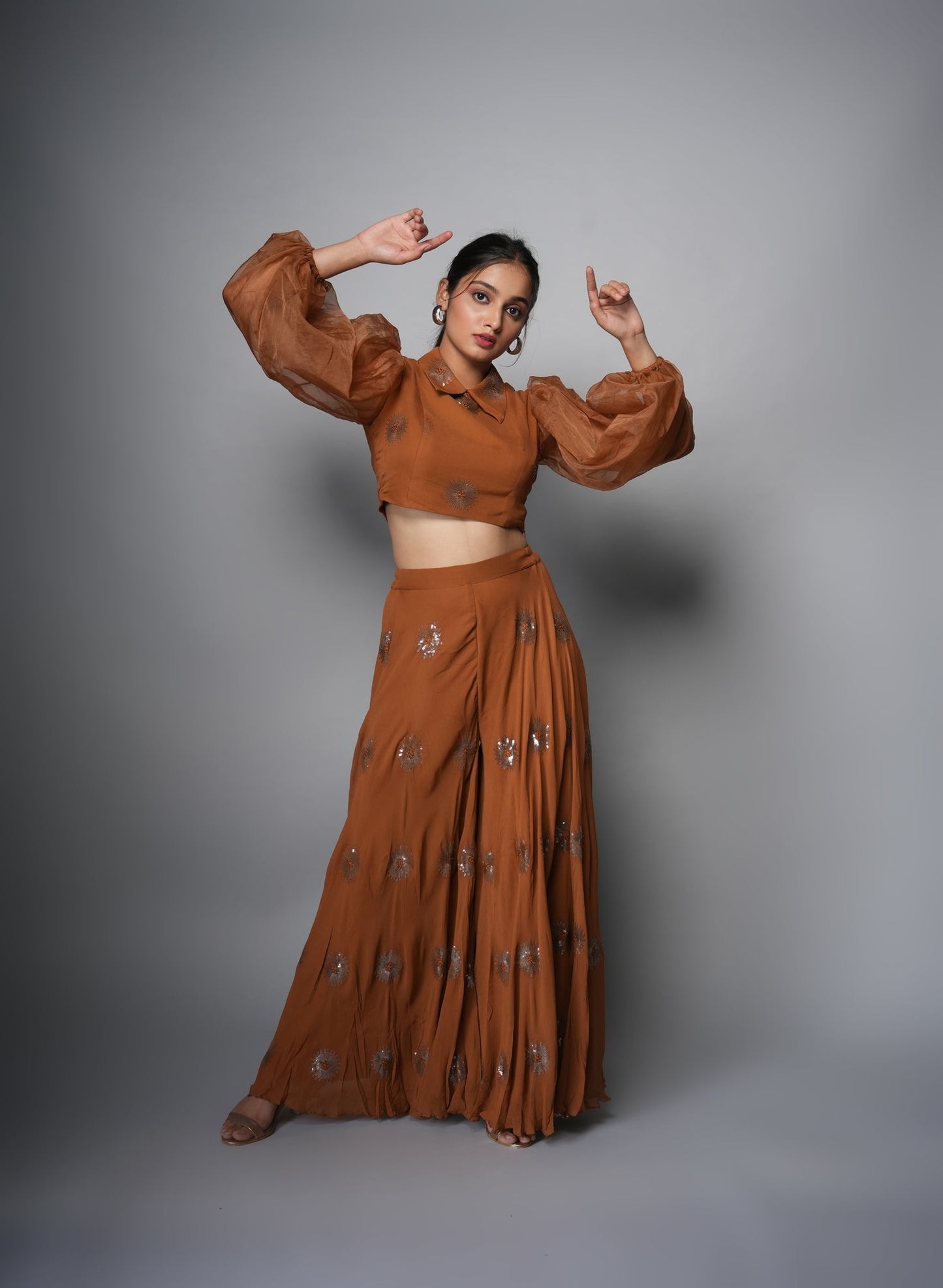 Rust Co-ord Set Coord Aynaa