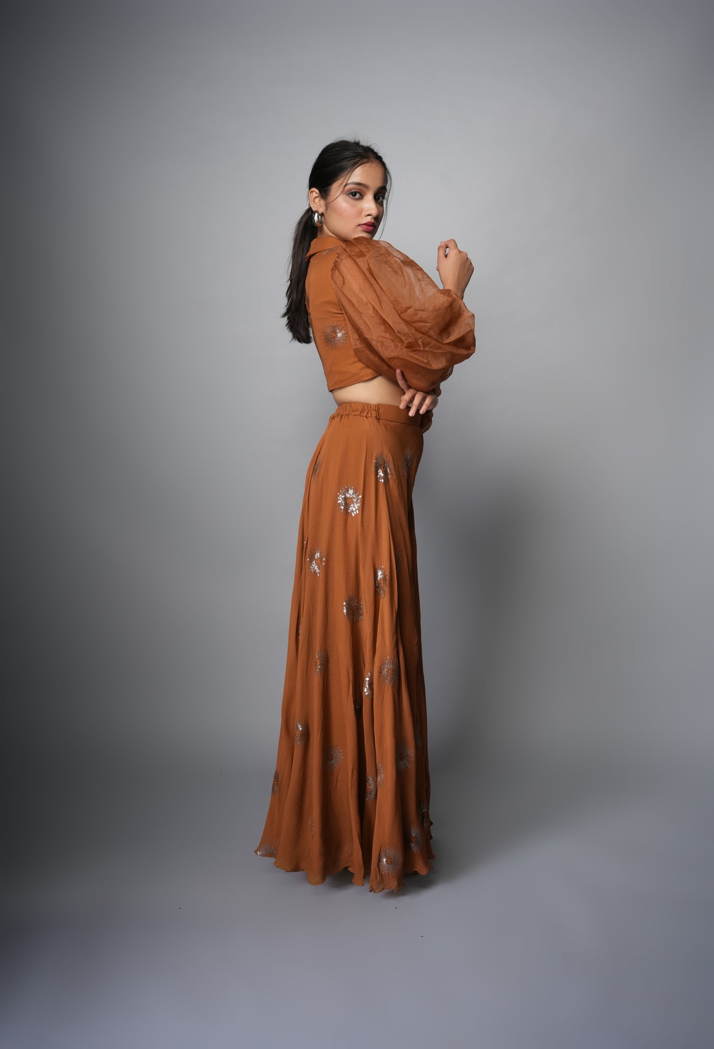 Rust Co-ord Set Coord Aynaa