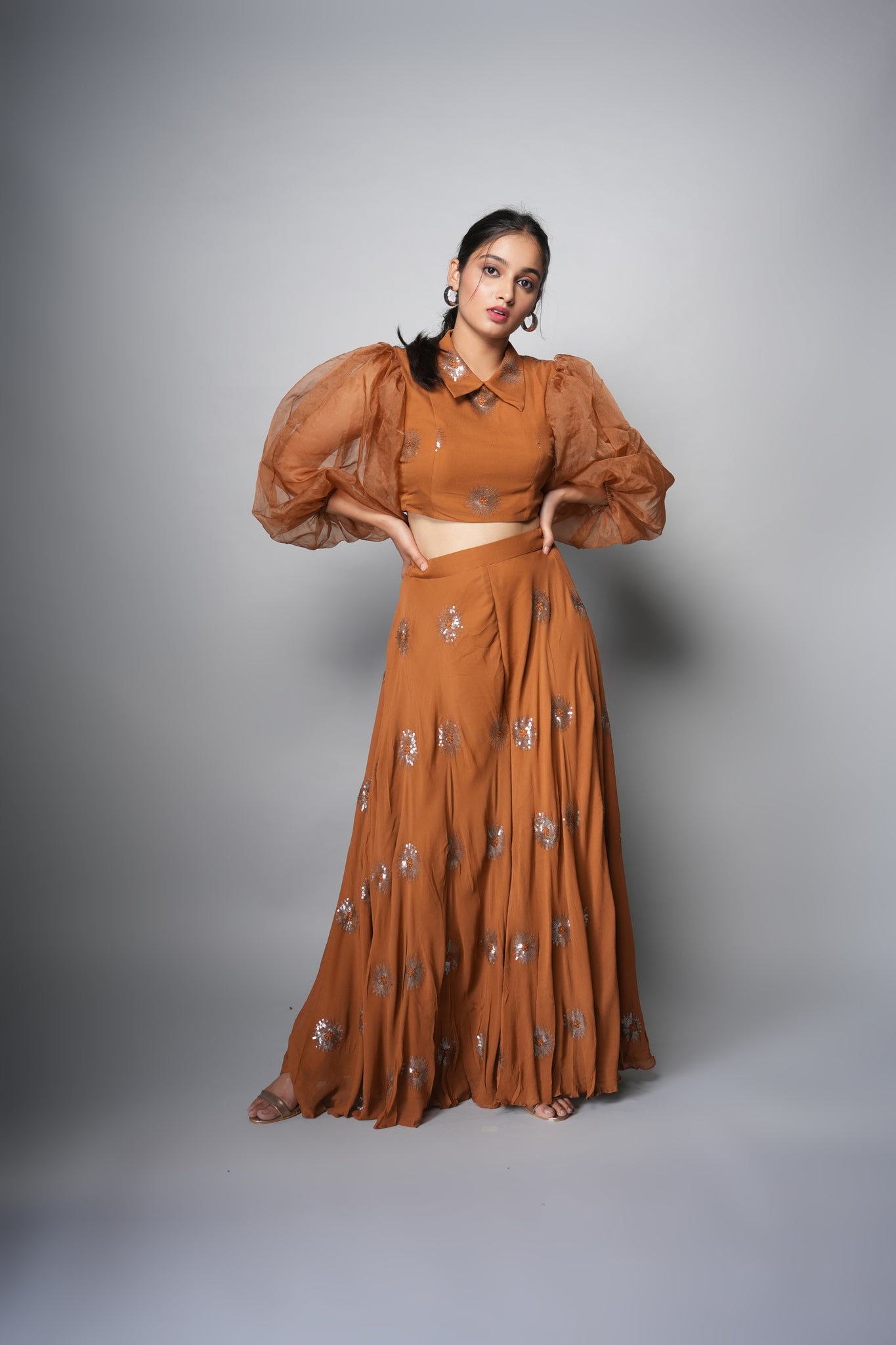 Rust Co-ord Set Coord Aynaa
