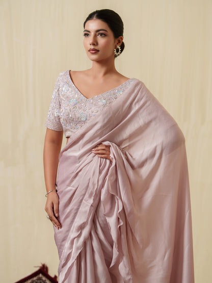 Karishma frill saree