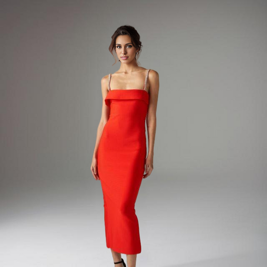 Lara red dress