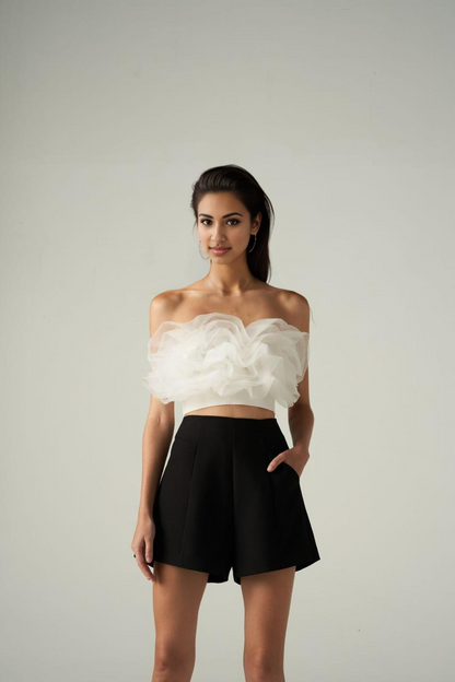 Frill crop top